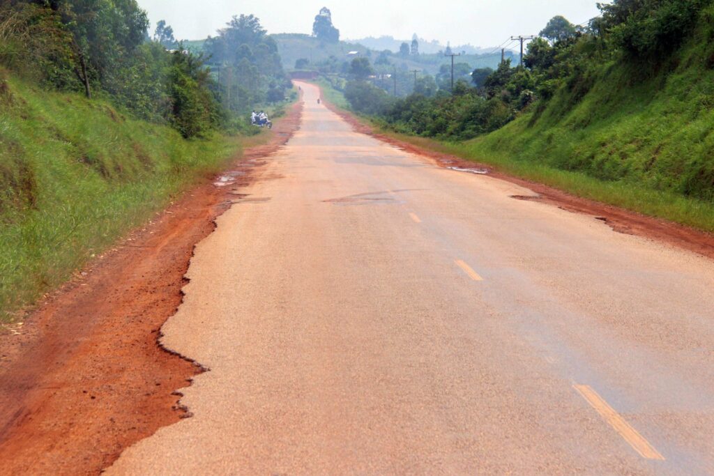 Road to Lake Mburo National Park Uganda