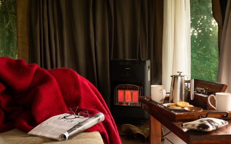 Lemala Ngorongoro Tented Camp Heaters in the tents