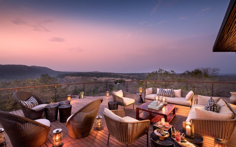Phinda Mountain Lodge Guest Area Deck