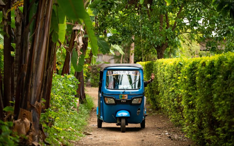 Lemala Ngorongoro Tented Camp local market tuktuk